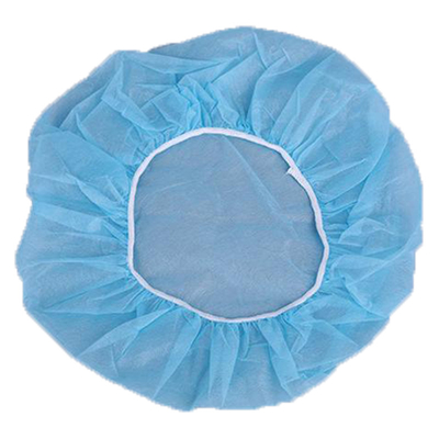 Disposable Nonwoven Round PP/Nurse Hat Cap 24 inch C-0101 12gsm-25gsm