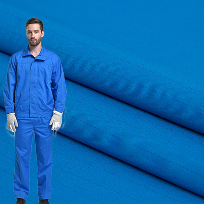 TC 65/35 32x32 130x70 Lot Wholesale ESD Antistatic Uniforms Cloth Stock Anti-Static Grid Suit Cloth