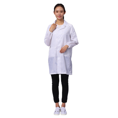Hot Selling Anti-Static Anti-Static Cleanroom Workwear Laboratory Suit Factory Price Factory Sale Electronic ESD Dress Gown