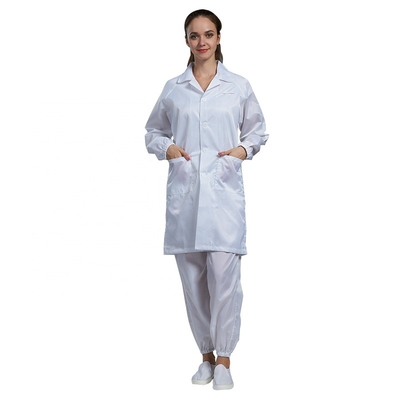 OEM anti-static comfortable cleanroom esd ladies working clothes with pants coveralls jackets